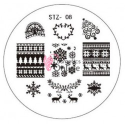 Matrita de Unghii din metal rotunda 5,6cm STZ 08